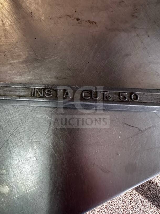 Vollrath 55002 InstaCut 5.0 tabletop dicer, NSF certified, outstanding condition, embossed "Insta Cut 5.0" label.
