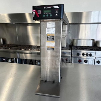 BUNN ICB-DV Tall commercial coffee brewer, stainless steel, dual voltage, fully tested, NSF & UL listed, optimal condition.