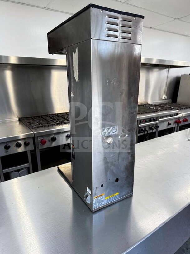 BUNN-O-Matic ICB-DV Tall coffee brewer, model 36600.0405, stainless steel, optimal condition, NSF & UL listed.