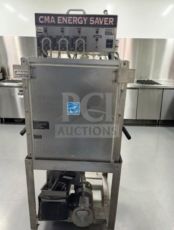 Flawless CMA Energy Saver EST Series commercial dishwasher, 208–230V, 1 HP, ENERGY STAR®, fully tested, operational.