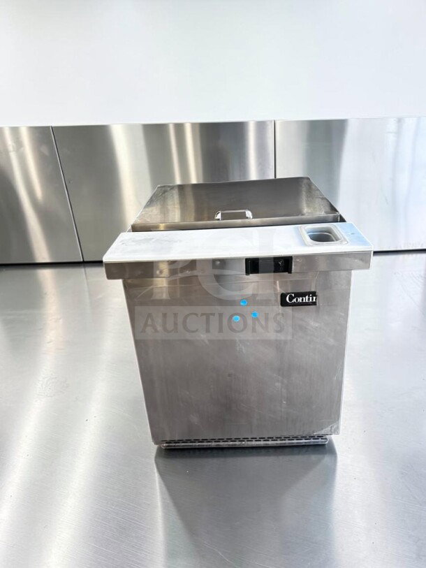 Continental SW27N12M 27" Mighty Top Refrigerated Sandwich & Salad Prep Table, 12 pan capacity, superb condition.