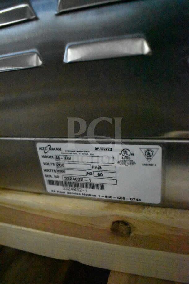 Brand new Alto Shaam AR-7EVH rotisserie oven, electric, 208V, 3 phase. Scratch and dent model, UL listed, 2023.