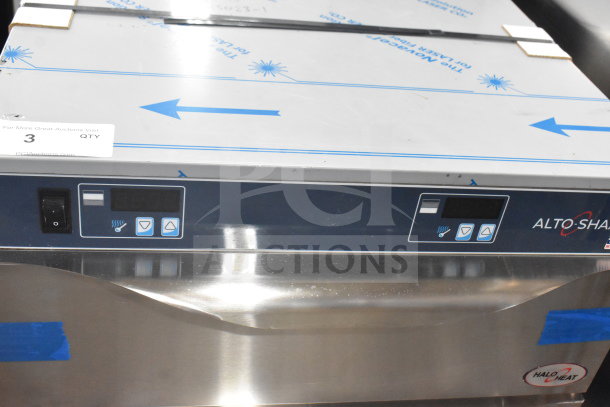 BRAND NEW SCRATCH AND DENT! 2022 Alto Shaam 500-2DI commercial warming drawer, two 23" compartments, 120V, 1 Phase.