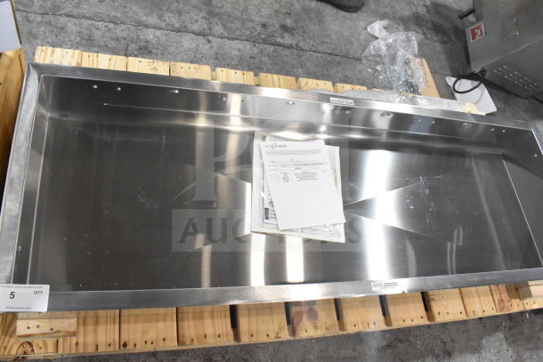 BRAND NEW Alto Shaam 500-HW/D6 commercial drop-in hot food well, holds 5 full-size pans, stainless steel, 2022 model, 120V.