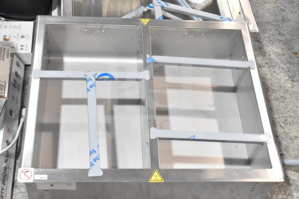 2023 Alto Shaam 200-HWI/D6 commercial hot food well, drop-in design, new scratch/dent, 2-pan, 208-240V, 1 phase.