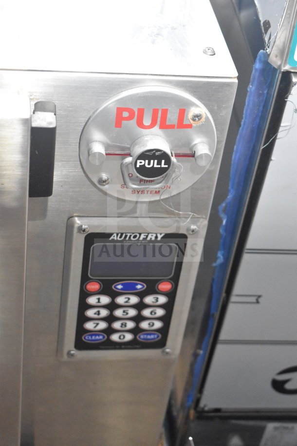 2016 Autofry MTI-40C ventless fryer with keypad, 240V, 1 Phase, stainless steel, fire suppression system, commercial use.