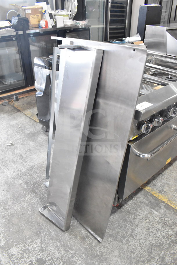 Migali C-RO8B-NG 8 burner range, new scratch and dent, commercial natural gas, 2 ovens, on casters, serial C-RO8B-NGP19004.