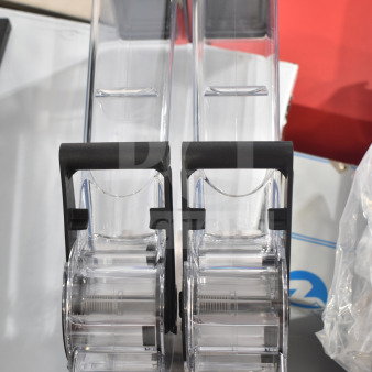 Brand new KoolMore Server 100416 SlimLine 2L wall-mount double-canister dispenser. Scratch and dent condition.