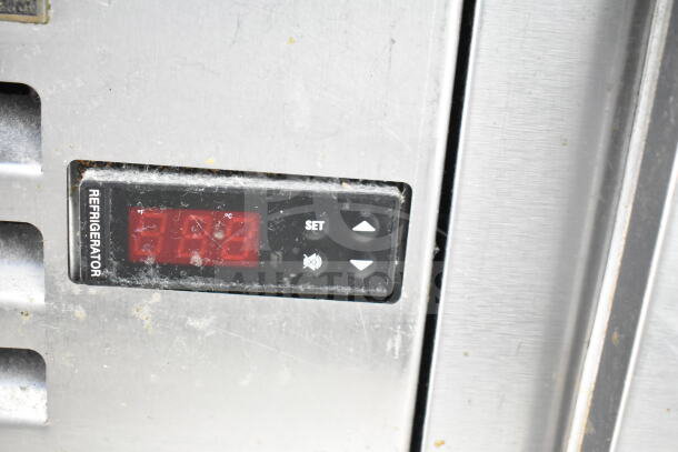 Traulsen Commercial 2 Drawer Chef Base with digital display. Operates on 115 volts, 1 phase. Visible surface wear.
