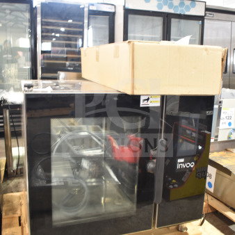 2023 Blodgett Invoq Hybrid 6-1/1 GN electric combi convection oven, new, minor scratches, 208-240V, 3-phase, on pallet.