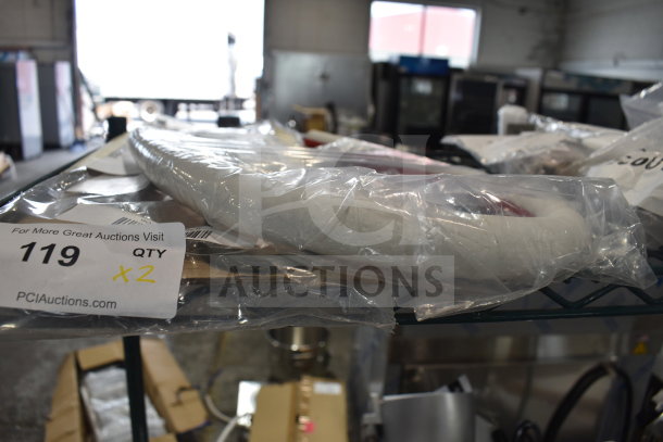 Brand new Vulcan 00-913135-00042 hose, 3 ft, and Vollrath XSAA0006 Incoloy element. Item tag showing quantity x2.