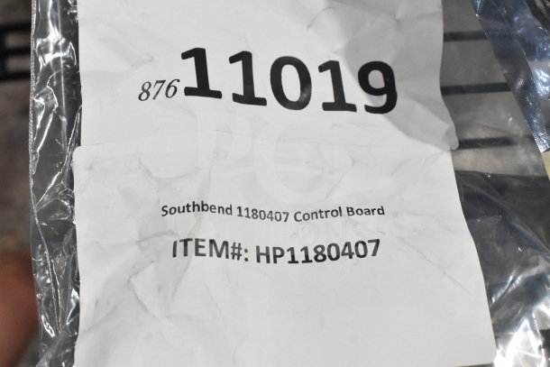 Southbend 1180407 Control Board, brand new, item HP1180407. Scratch and dent packaging included.