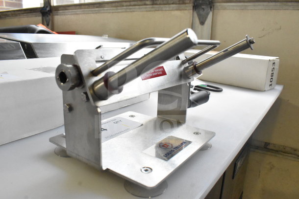 BRAND NEW SCRATCH AND DENT! Louis Tellier Bron Coucke CLANX05 stainless steel vegetable lasagna slicer, slight cosmetic scratches.