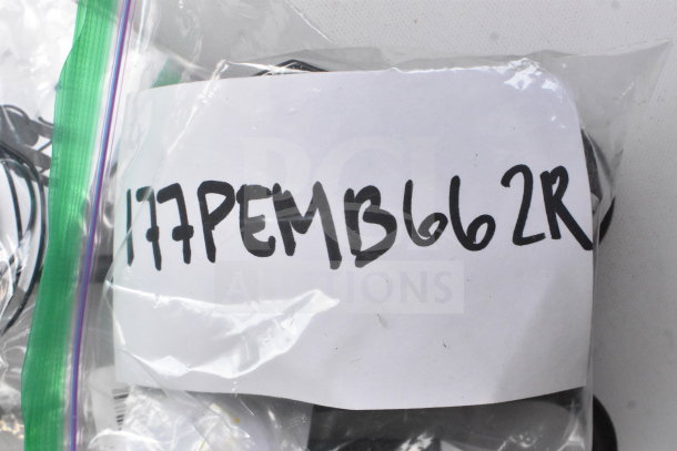 Bag containing two items: Cooking Performance Group 351PCH162 timer knob and Avantco 177301041192 heating element. Brand new.