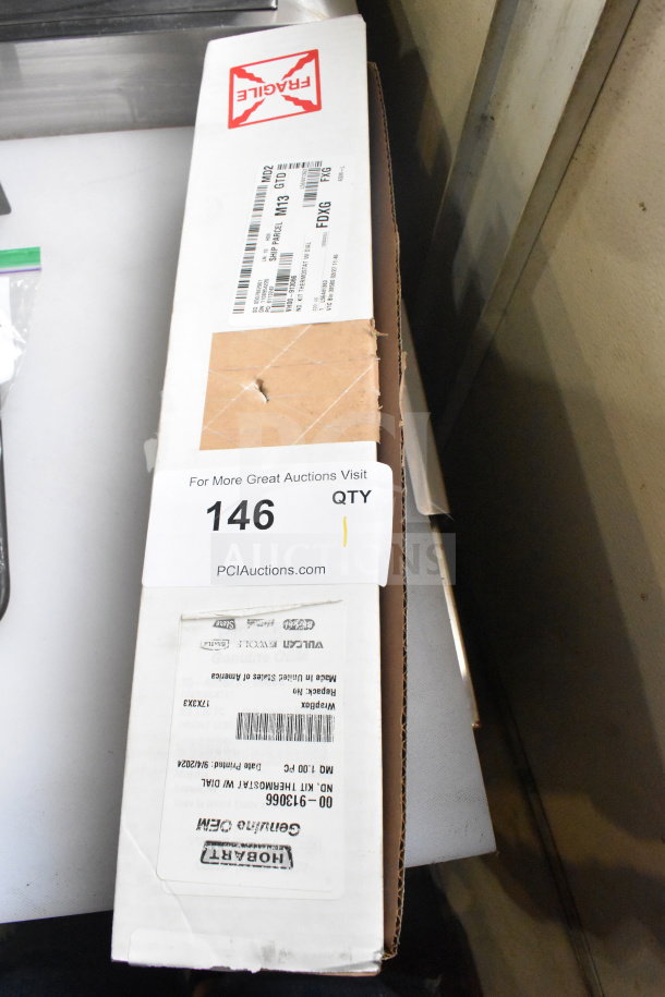 Brand new Vulcan 00-913066 Nd Thermostat Kit with Dial, in original packaging marked "Scratch and Dent."