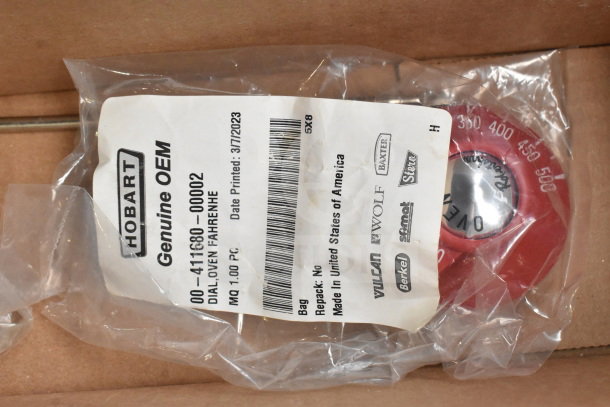 Brand new Vulcan thermostat kit with dial, model 00-913066 Nd. Scratch and dent condition, in original packaging.