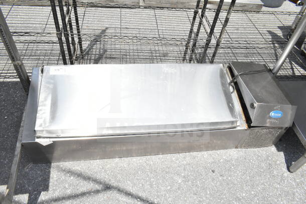 Randell Commercial Refrigerated Rail, stainless steel, 115 Volts, 1 Phase, used condition, with visible Randell branding.
