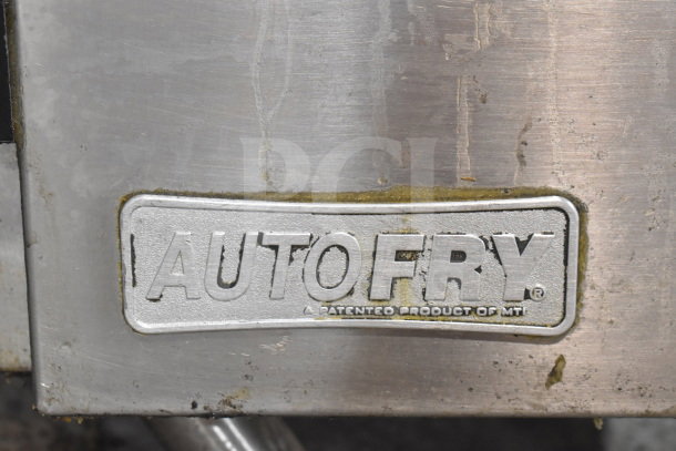 Autofry MT1-5 ventless fryer, stainless steel, electric, 240 volts, visible branding, used condition.