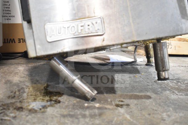 Autofry MT1-5 commercial ventless fryer, countertop model, electric 240V, branded plaque visible, used condition.