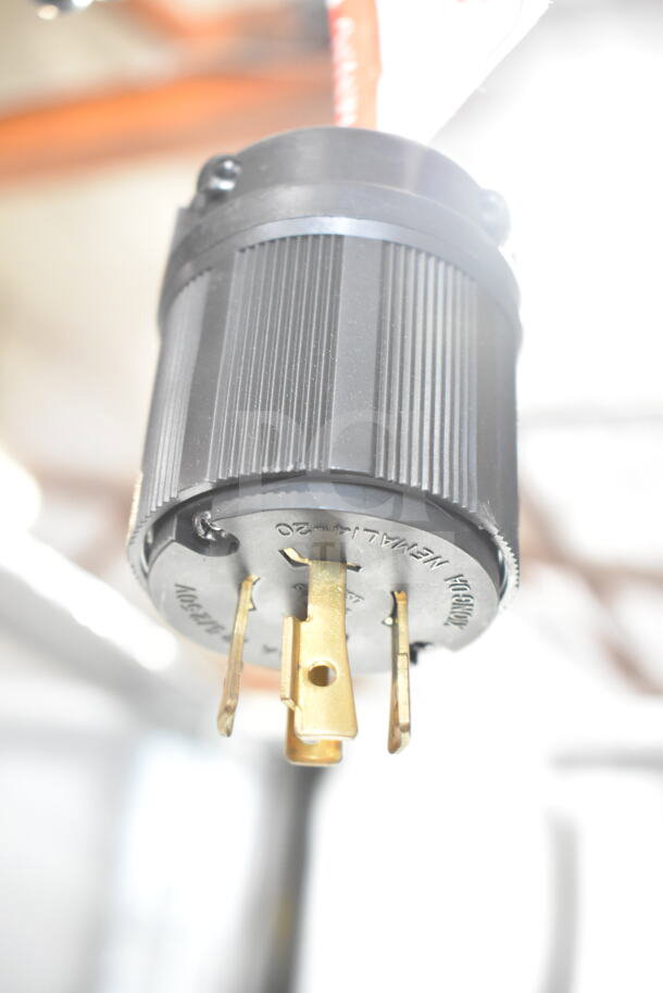 Power plug for Migali C-3F Commercial 3 Door Freezer, 115/208-230V, 1 Phase, compatible with serial C-3F00319112800920002.