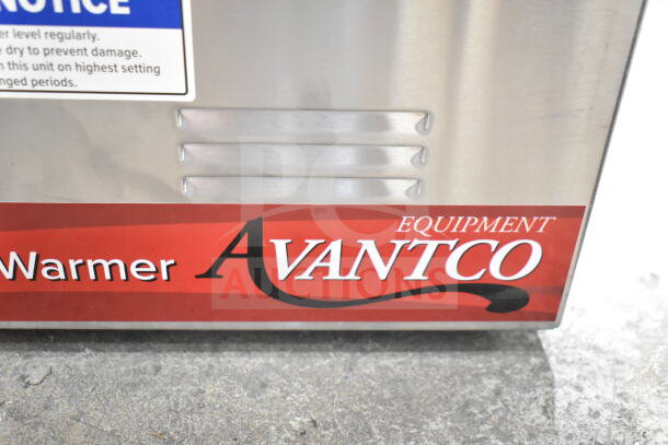 Brand new Avantco 177W50 12"x20" electric countertop food warmer in scratch and dent condition. 120V, 1 phase.