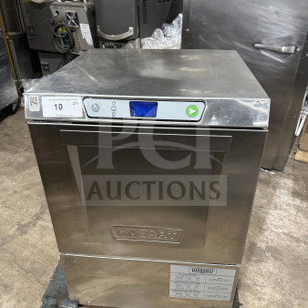 Hobart LXEH stainless steel undercounter dishwasher, Energy Star certified, electric powered, 120/208-240V, 1 phase.
