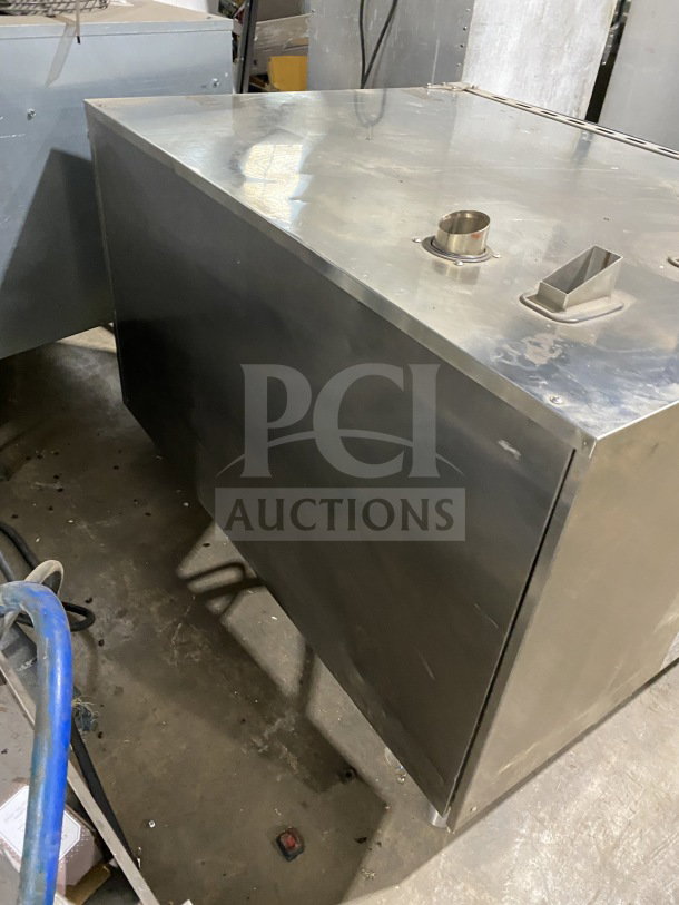 Electrolux Air-O-Convect AOS062GKP1 commercial combi oven, stainless steel, natural gas, touch controls, on legs.