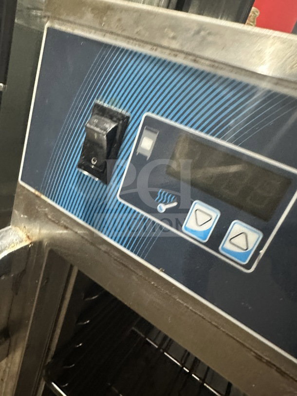 Alto Shaam 1200S stainless steel holding cabinet, electric, with control panel and digital display, 120V, commercial use.