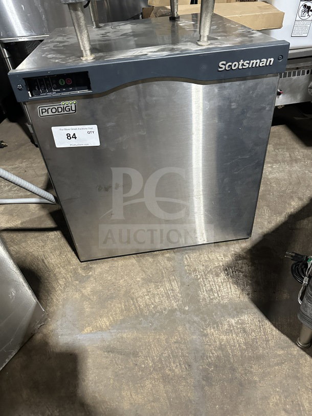 Scotsman Prodigy Plus Series 22" stainless steel ice machine, model C0522SA-32B, air-cooled, electric, 208/230V, 1 phase.