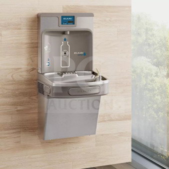 Elkay LZS8WSLP granite hydration station, stainless steel cooler, touchless, electric, new, model with filter.