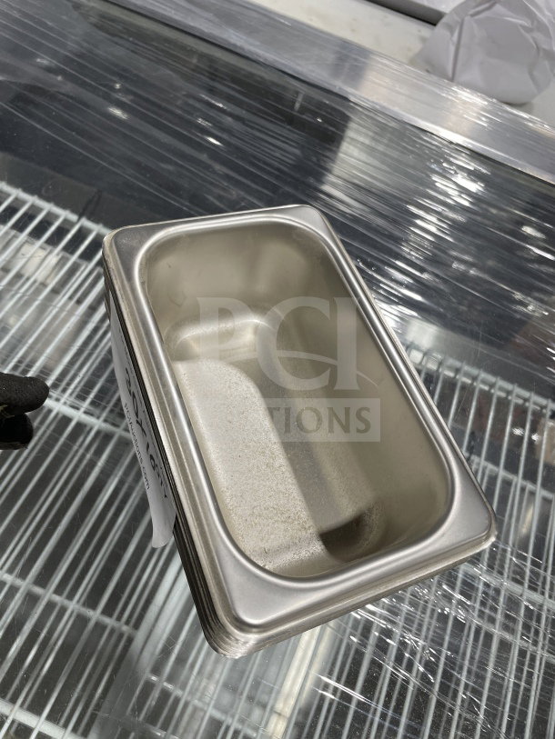 New Amko commercial stainless steel steam table pan with anti-jamming corners, features reflective finish.
