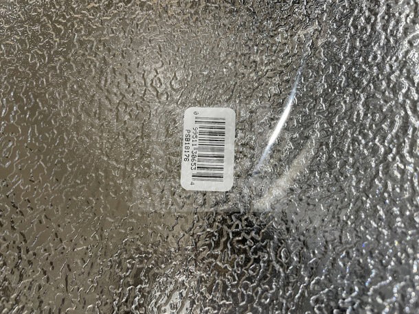 Brand new Cambro Camwear pebbled polycarbonate serving bowl, heavy-duty plastic, with commercial durability, barcode visible.