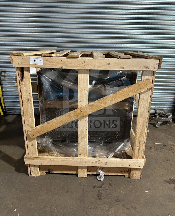 Brand new Structural Concepts Oasis CO3324RUC refrigerated merchandiser in crate. Model; CO3324RUC.