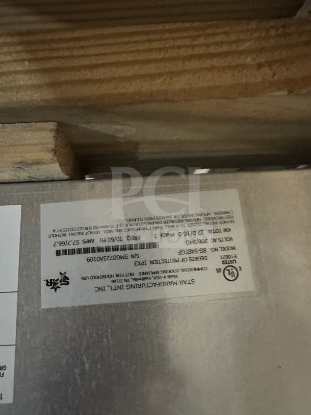 Star-Max Series 48" Stainless Steel Electric Griddle, Model 8G-548TGF, brand new, snap-action controls, UL listed.