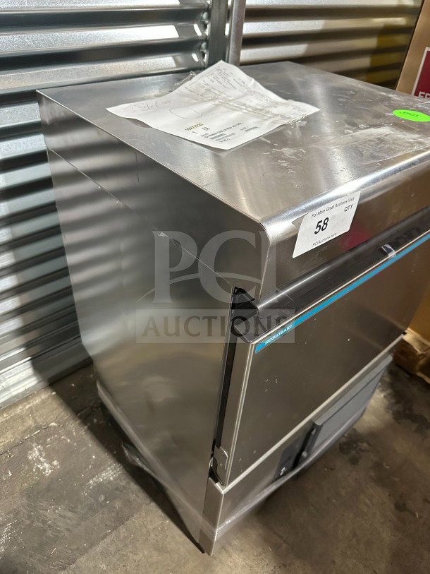 Hoshizaki commercial stainless steel ice machine/storage bin combo, Model IM-50BAA-Q. New condition, 115V, 1 phase.