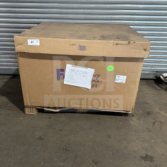 Crysalli sparkling or still water chiller in sealed box, 120V, 1 phase, stainless steel, on legs, brand new.