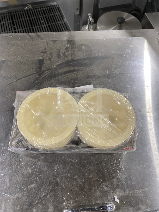 BRAND NEW! Winco Commercial Tan Melamine 10 Oz. Grapefruit/Small Side Bowl, wrapped and packaged.