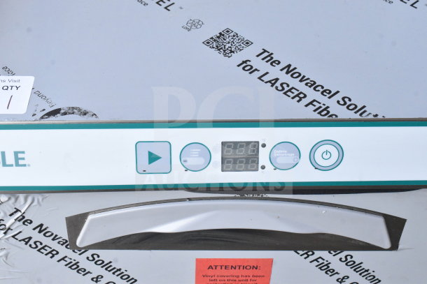 Brand new Noble 495LTUC24 low-temp undercounter dishwasher, scratches/dents present. Features control panel, 120V, 1 phase.