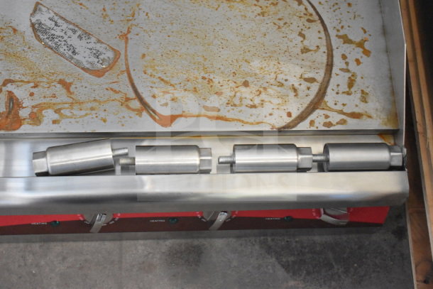 Avantco 177EG30N 30" electric countertop griddle, brand new with scratch and dent marks. 208/240V, 1 phase, visible controls.