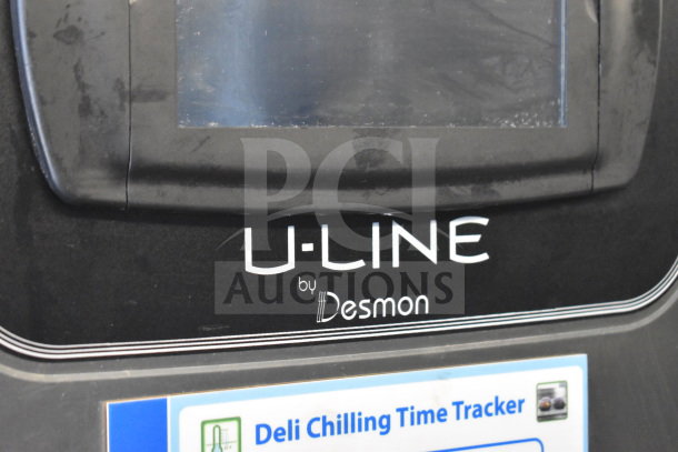 Desmon GBF-15+ETL Stainless Steel Commercial Blast Chiller, 4 probes, 220V, 3 Phase, visible "U-Line by Desmon" label.