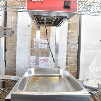 BRAND NEW SCRATCH AND DENT! 2025 Avantco FFDS-1 Freestanding Infrared French Fry Warmer / Dump Station. 120 Volts, 1 Phase.