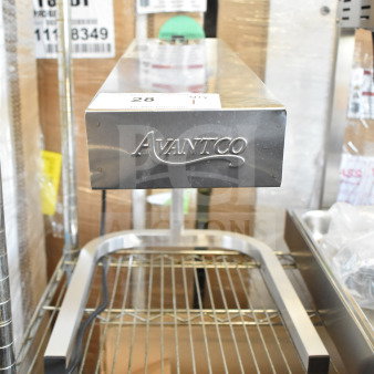 BRAND NEW SCRATCH AND DENT! 2025 Avantco 177FFDS2 Freestanding Strip-Style French Fry Warmer / Dump Station - 120 Volts, 1 Phase.