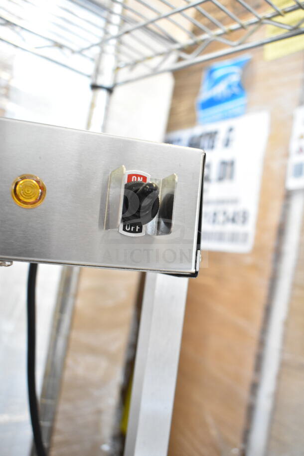 Brand new Avantco 177FFDS2 French fry warmer, stainless steel, toggle switch, slight scratch, 120V, 1 phase.