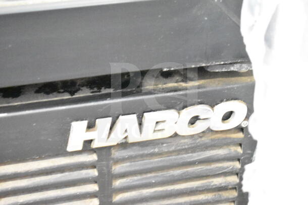 2022 Habco ESM12 Commercial Single Door Reach In Cooler with visible Habco logo, 115V, 1 phase power.