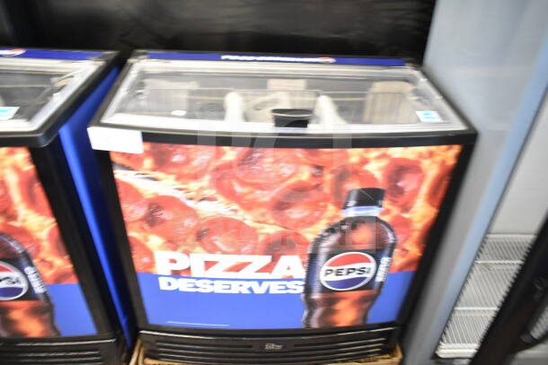 2022 IDW G-60e-NA34B Commercial Impulse Cooler Merchandiser, 110-120V, 1 Phase, Pepsi logo, excellent condition.