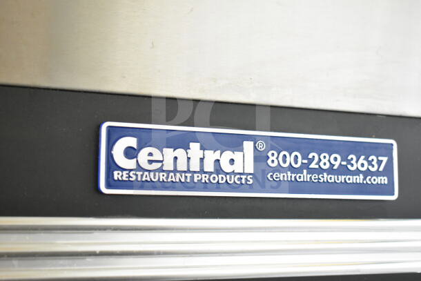 Central 69K-034 Commercial Single Door Reach In Freezer, 115V, 1 Phase, with visible Central Restaurant Products logo.