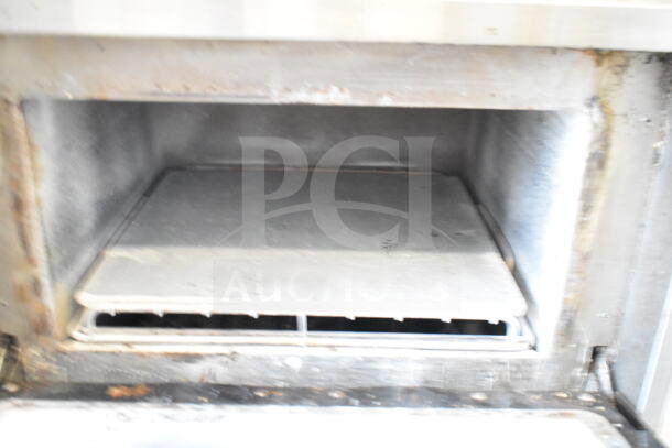 Two Turbochef NGC commercial rapid cook ovens, stainless interior, used condition, 208/240V, 1 phase.
