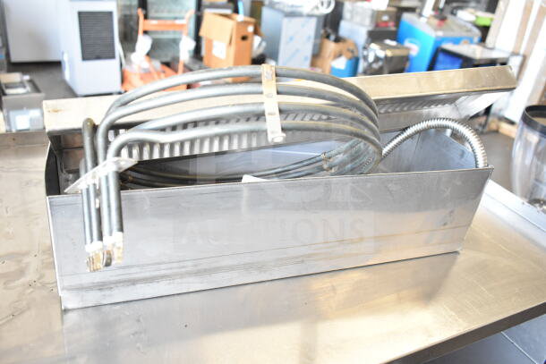 5 various items including HPM236108K Moffat M236108K element assembly, soda station drip tray grate, Avantco gas knob.