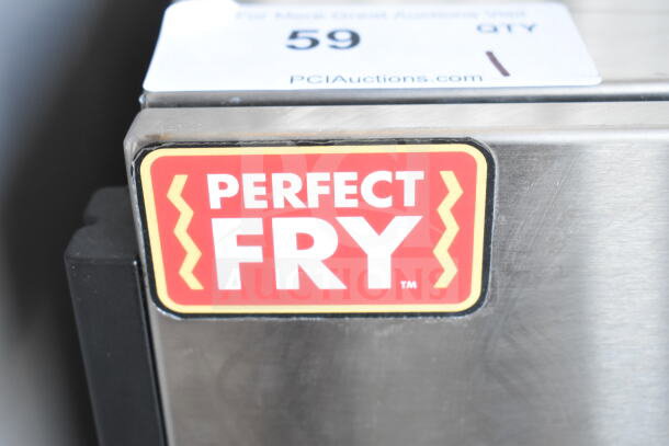 Brand new 2024 Perfect Fry PFC730 ventless countertop deep fryer; semi-automatic, scratch and dent, 230/400V, 3 phase.