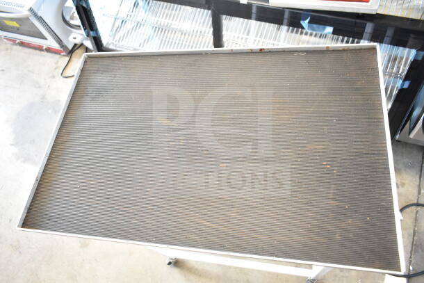 Hilliard's Commercial Floor Style Chocolate System, 120V, 1 Phase. Used condition, visible wear on surface.